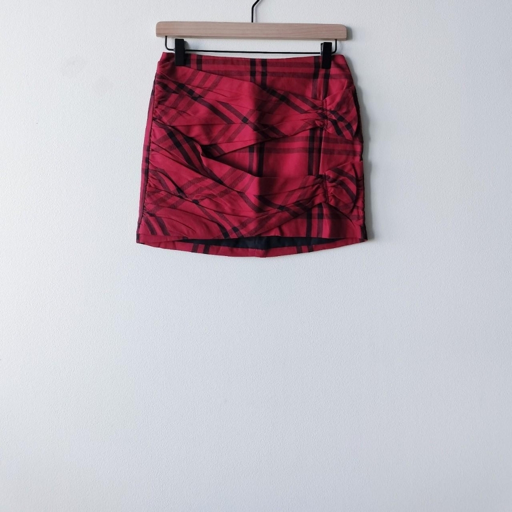 Plaid Mini Skirt